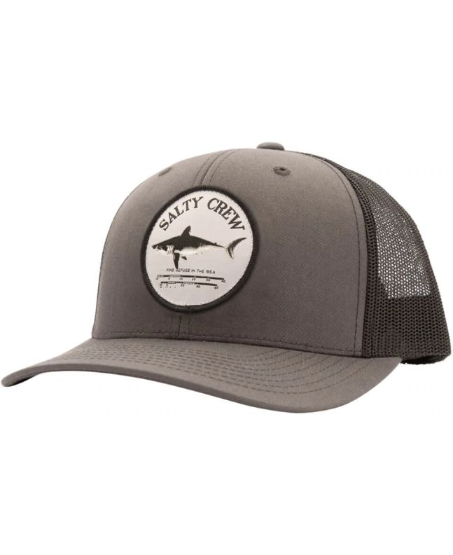 Gorra Trucker Salty Crew Bruce Retro gris y negra