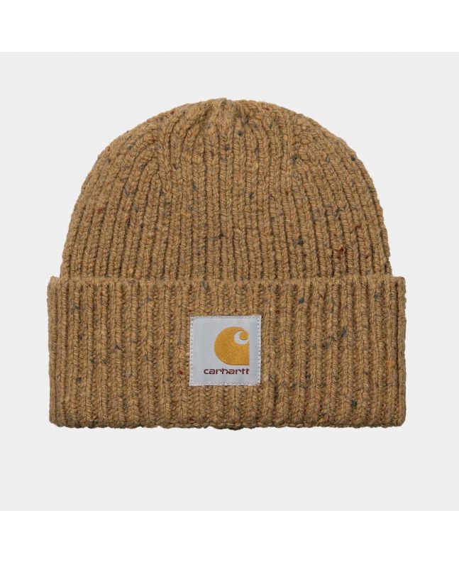 Gorro de lana Carhartt WIP Anglistic Beanie Speckled marrón Unisex