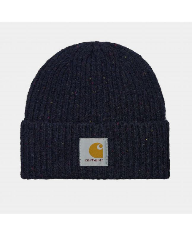 Gorro de lana Carhartt WIP Anglistic Beanie Speckled Azul Marino Unisex