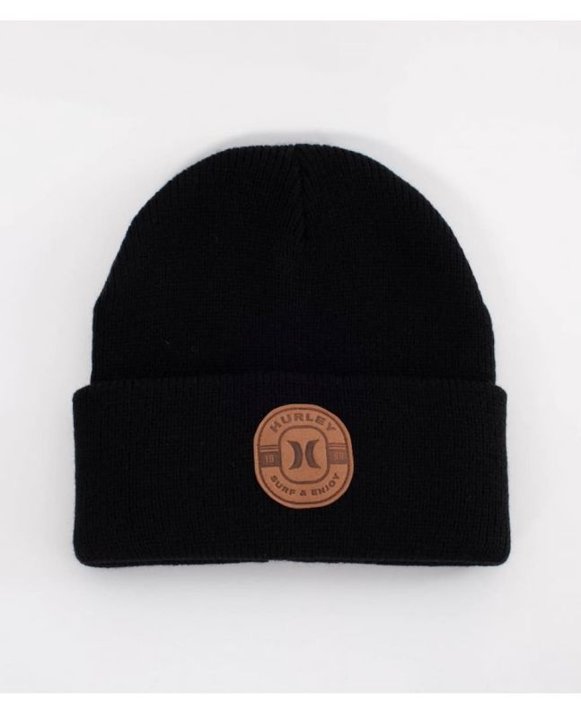 Gorro de invierno Hurley Wrightwood Negro para hombre