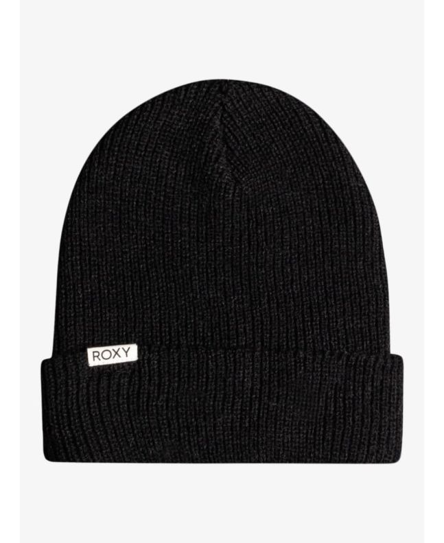 Gorro de punto Roxy Island Fox negro para mujer