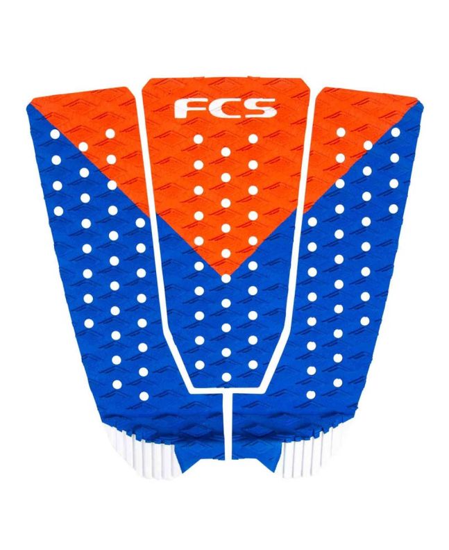Grip antideslizante FCS Kolohe Pad rojo, blanco y azul