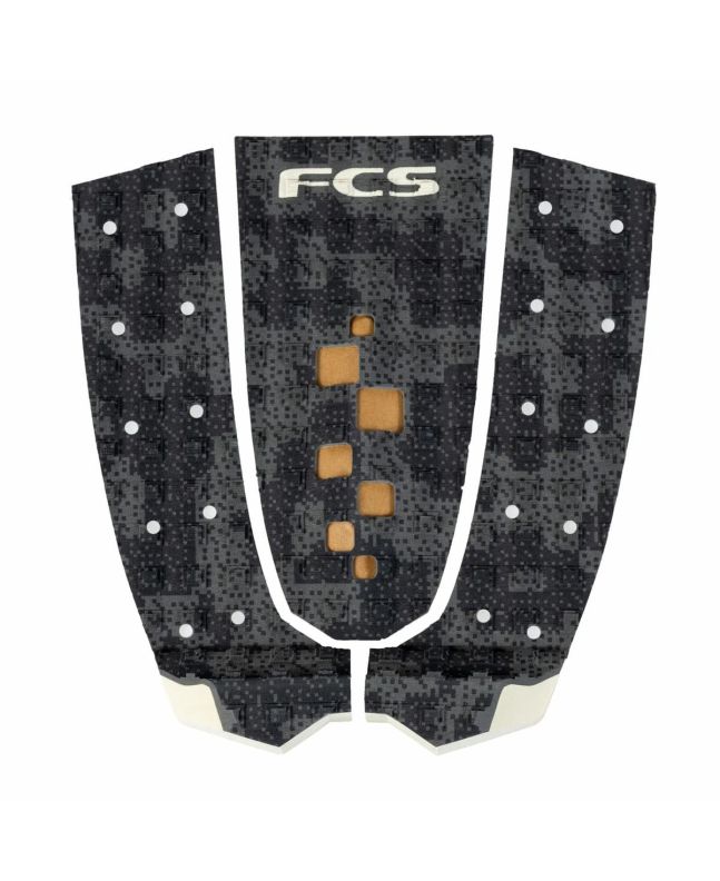 Grip para tabla de surf FCS Barron Mamiya Black-Brass 3 piezas