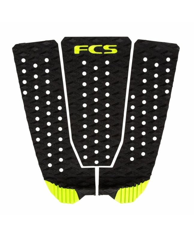 Grip para tablas de surf FCS Kolohe negro Pad 3 piezas