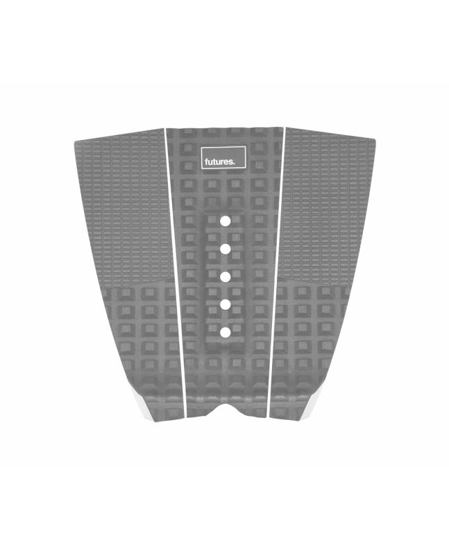 Grip Futures Voodoo color gris – tail pad versátil para tablas de surf con cualquier tipo de cola