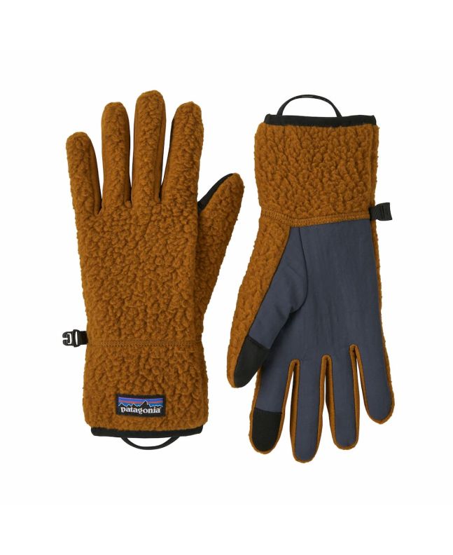 Guantes de forro polar Patagonia Retro Pile Marrones Unisex