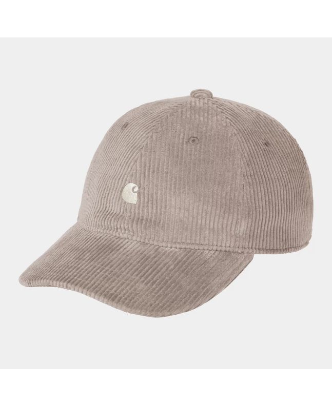 Gorra de pana Carhartt WIP Harlem Cap color Dusky Beige-Wax Unisex
