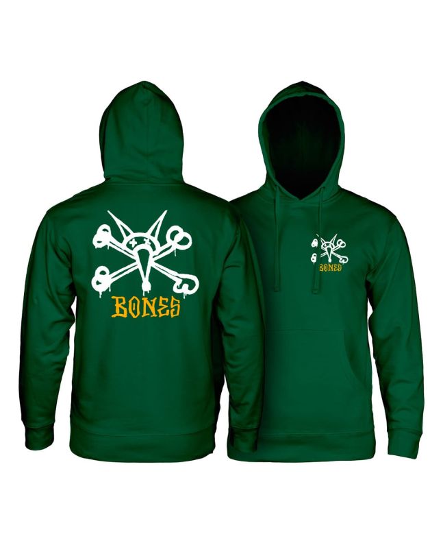 Sudadera con capucha Powell Peralta Rat Bones Mid Weight Alpine Green