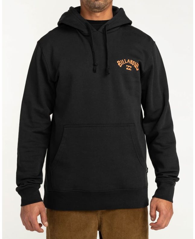 Hombre con sudadera de capucha Billabong Arch Wave negra