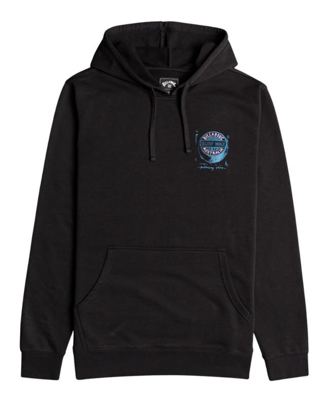 Sudadera con capucha Billabong Pop Surf Wax negra para hombre