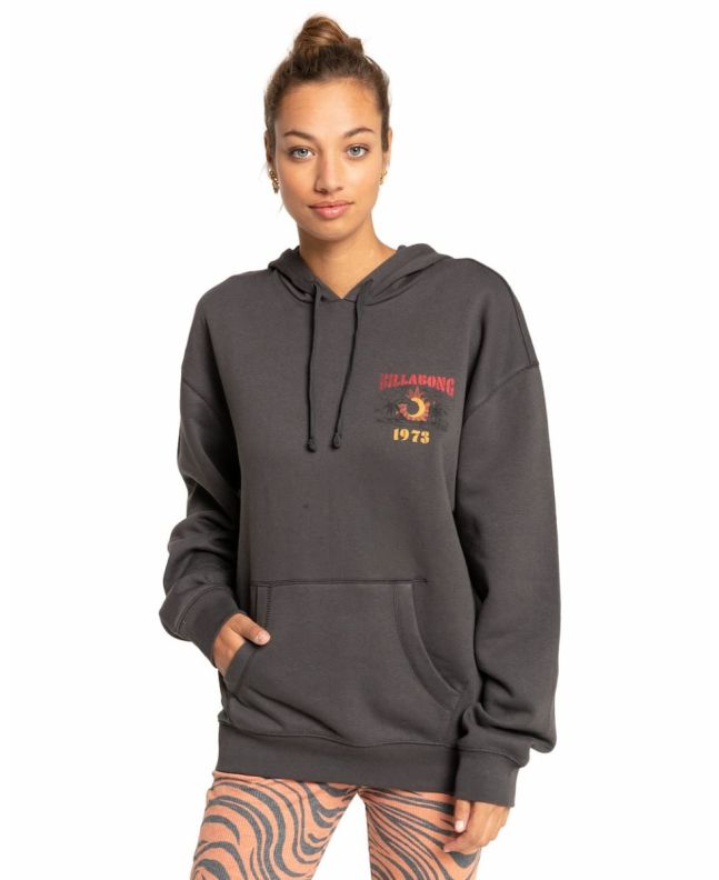 Mujer con Sudadera de capucha Billabong Ride Out Negra