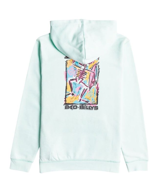 Sudadera con capucha Billabong Tribal Dance verde para niño
