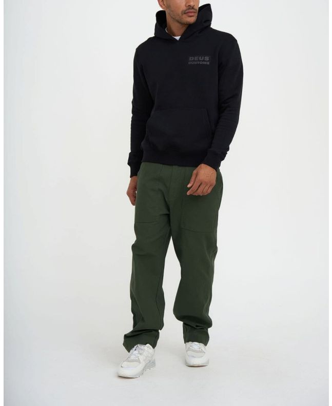 Hombre con Sudadera de capucha Deus Ex Machina Barrett Negra