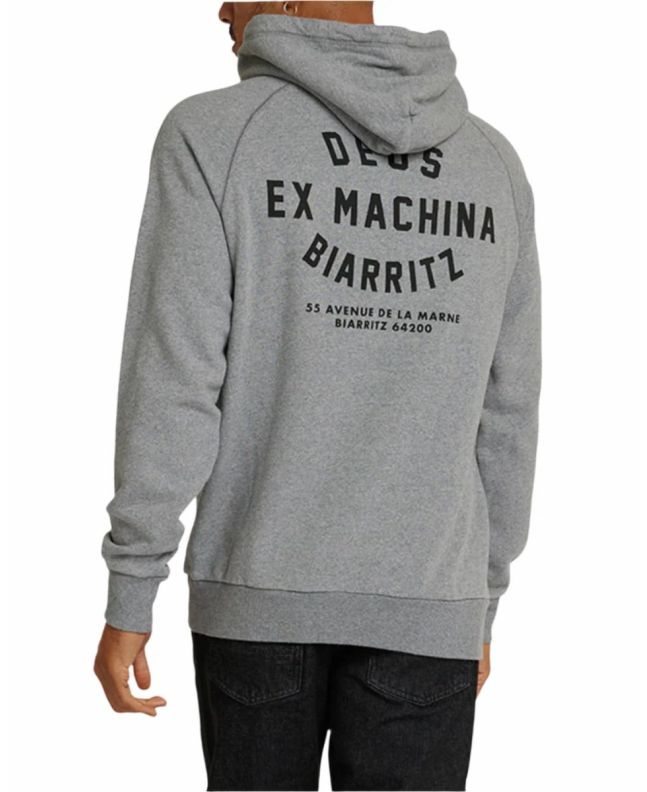 Hombre con Sudadera de capucha Deus Biarritz Address Gris