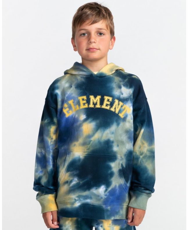 Chico con sudadera de capucha Element College Youth Dark Magma 