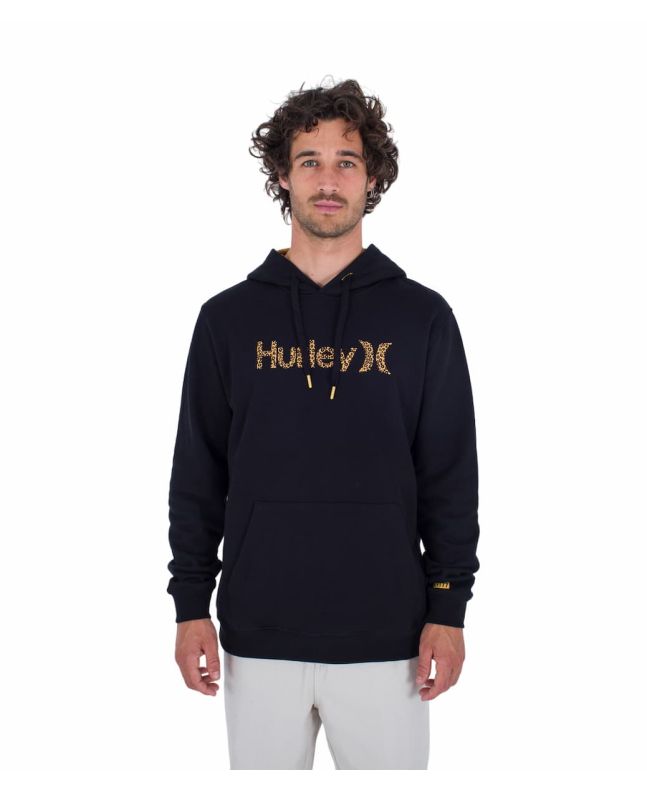 Hombre con Sudadera de capucha Hurley Toledo Basic Negra