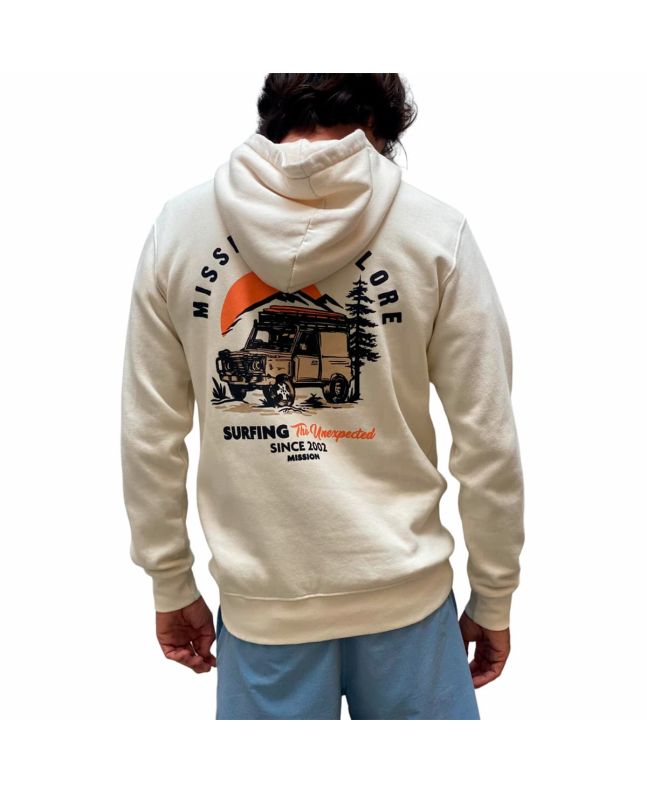 Hombre con Sudadera de capucha Mission Logo Explore Raw Unisex