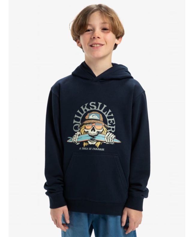 Niño con sudadera de capucha Quiksilver Graphic azul Marino Oscuro 