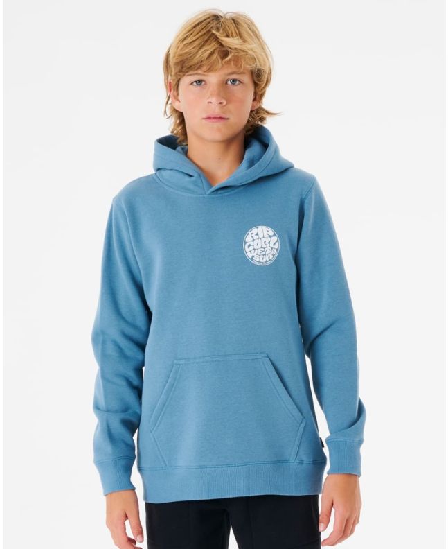 Niño con Sudadera de capucha Wetsuit Icon azul