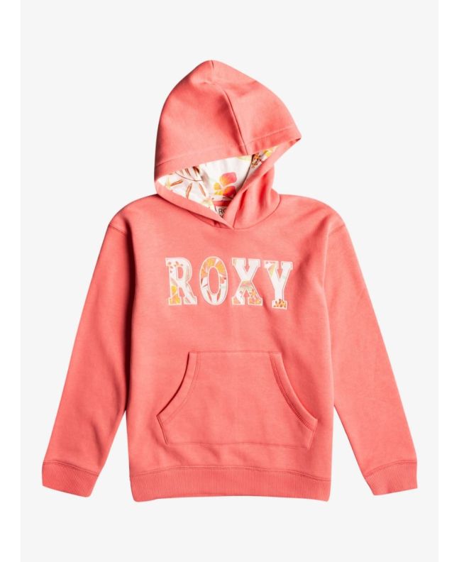Sudadera con capucha Roxy Hope You Believe rosa para niña 8 a 16 años