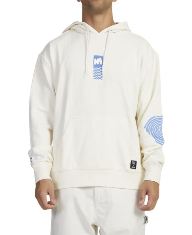 Hombre con Sudadera de capucha RVCA Noise Blanca