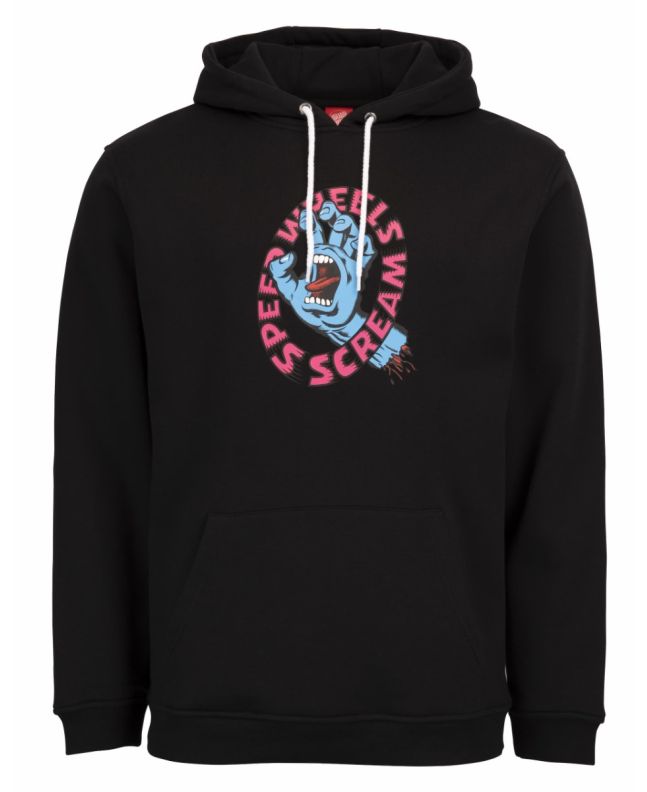 Sudadera con capucha Santa Cruz SW Scream negra para hombre