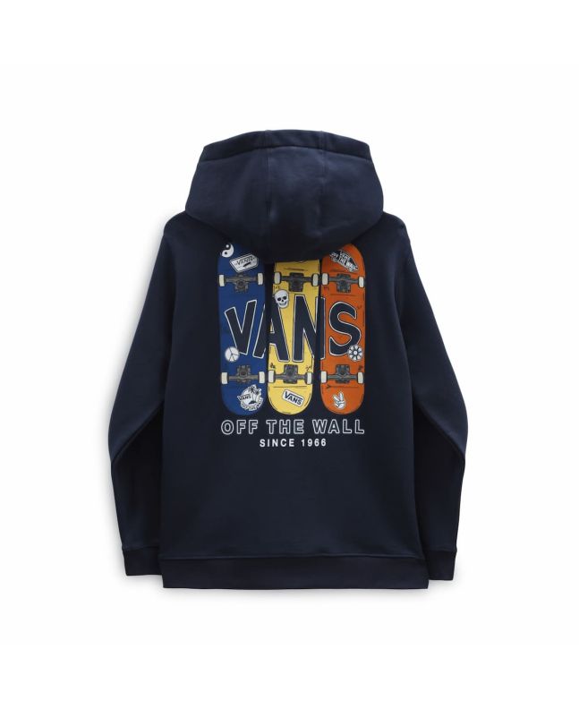 Sudadera con capucha Vans Boardview Kids Azul Marino para niños de 8 a 14 años
