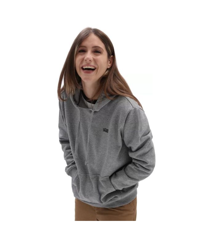 Mujer con Hoodie de corte masculino Vans FT Flying V gris