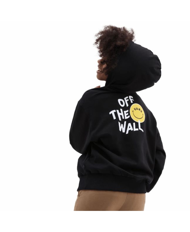 Mujer con sudadera de capucha Vans Mar Mar Radically Happy negra