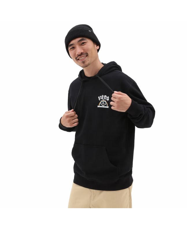 Hombre con sudadera de capucha Vans Opposite Unite negra