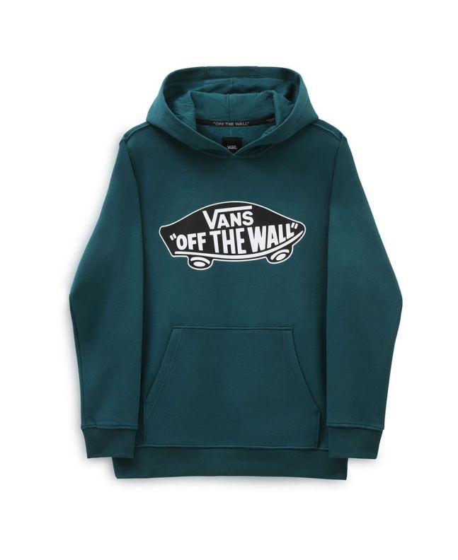 Sudadera con capucha Vans OTW azul turquesa para niños de 8 a 14 años