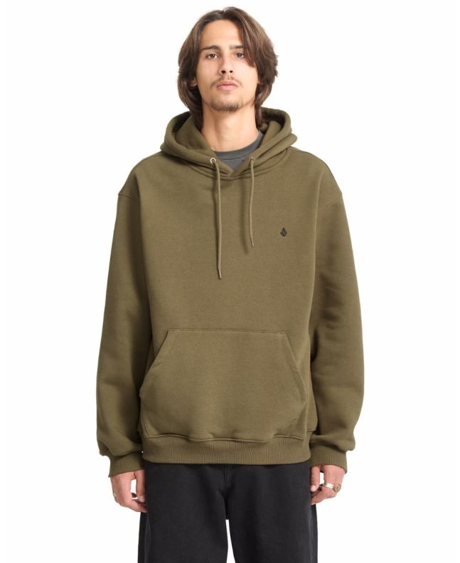 Hombre con Sudadera de capucha Volcom Single Stone verde Sage Leaf