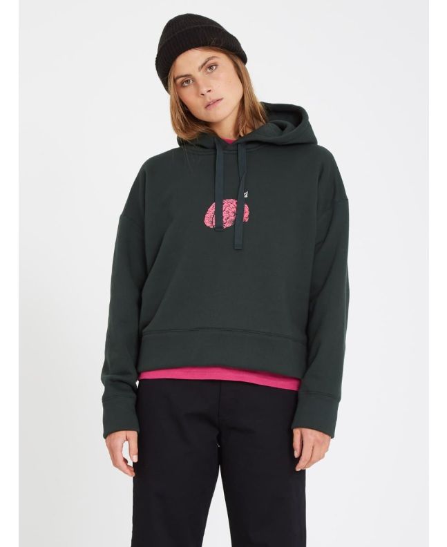 Mujer con Sudadera de capucha Volcom Voltrip Stone Culture Blue Scarab verde oscuro