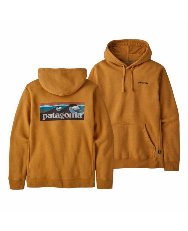 Sudadera con capucha Patagonia Boardshort Logo Uprisal Dried Mango Unisex