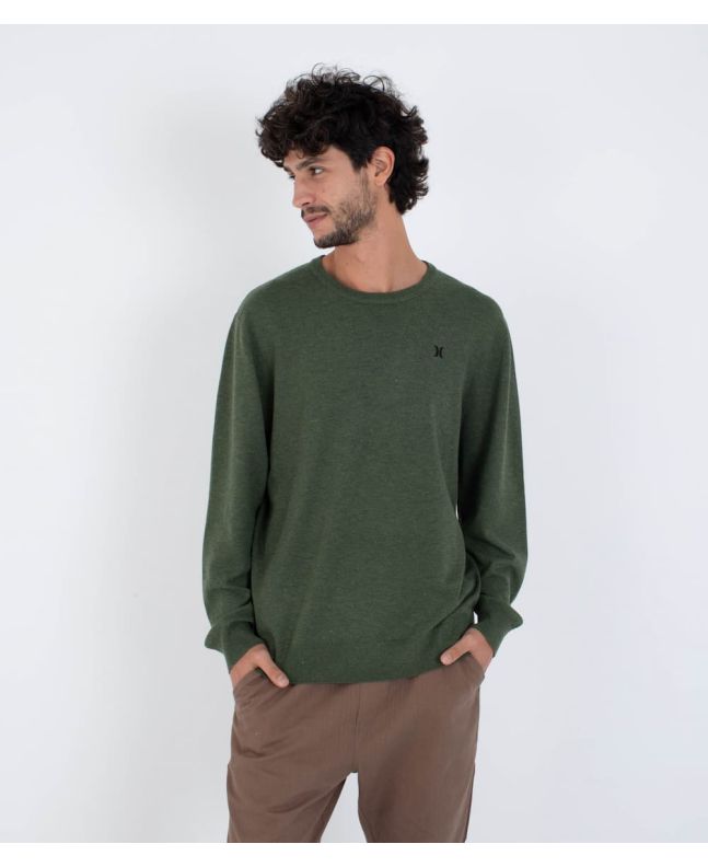 Hombre con jersey de punto Hurley Icon Light Verde Cargo