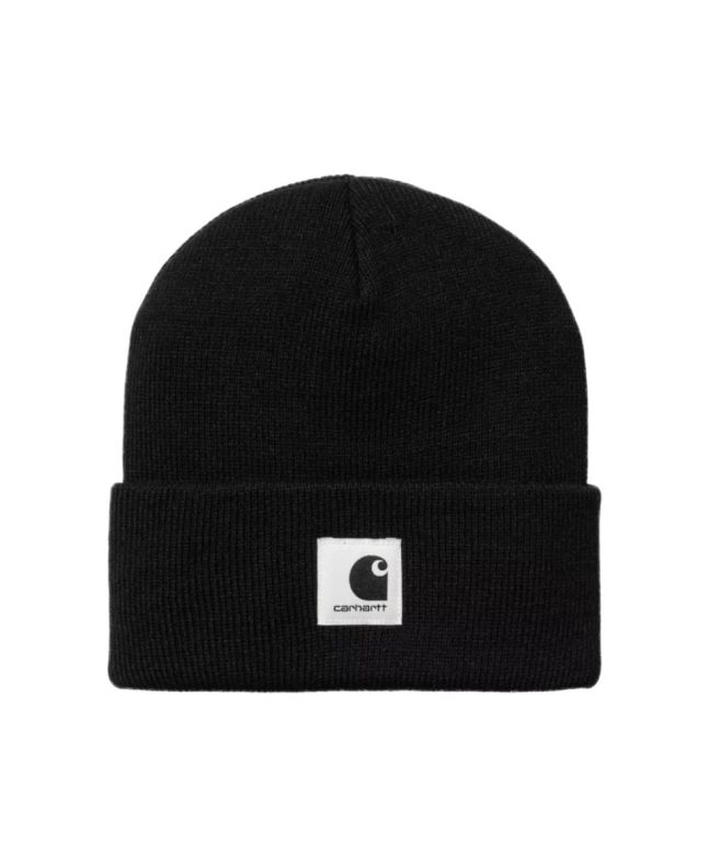 Carhartt WIP, gorro Ashley Beanie negro para mujer