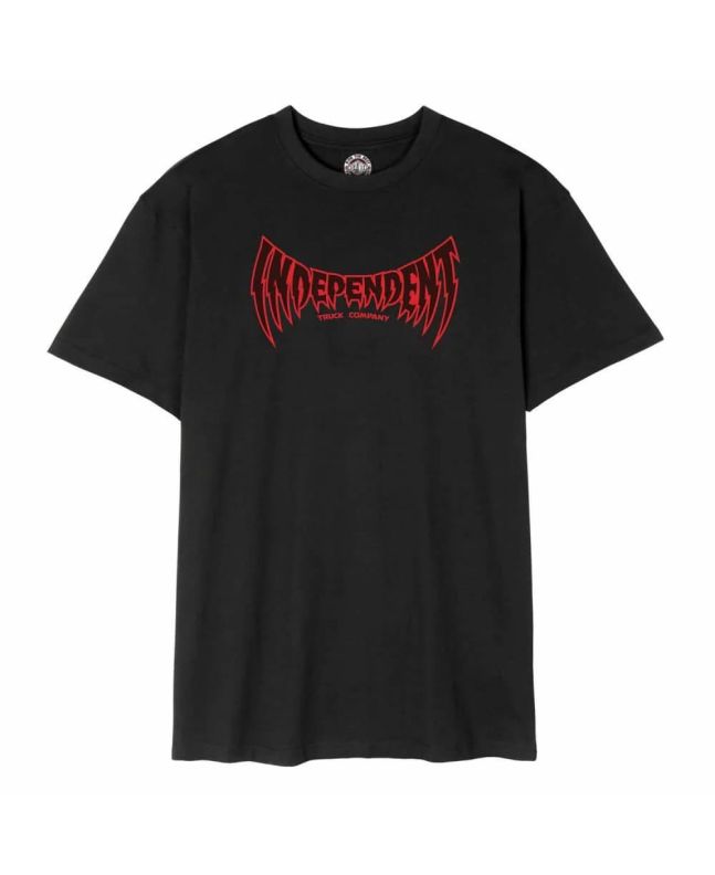 Camiseta de manga corta Independent Voltage Span Negra para hombre