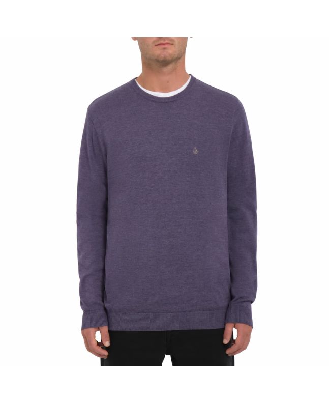 Hombre con Jersey Volcom Uperstand Sweater Eclipse