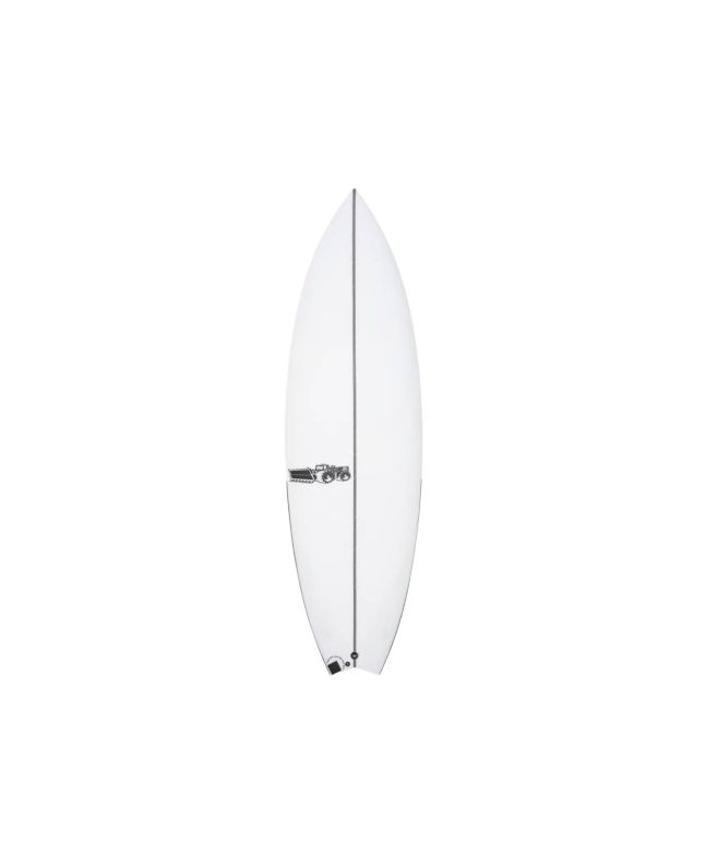 Tabla de surf shortboard de 5 quillas JS Black Box 3 6'0" 33.8L Squash Tail Frontal