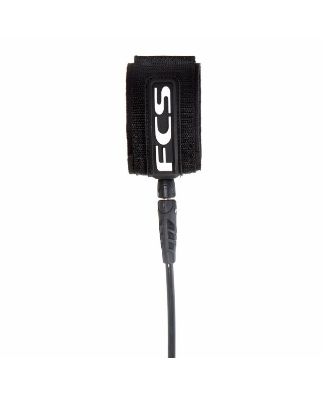 Invento para tabla de surf FCS Regular Classic Leash 6' Negro-Blanco