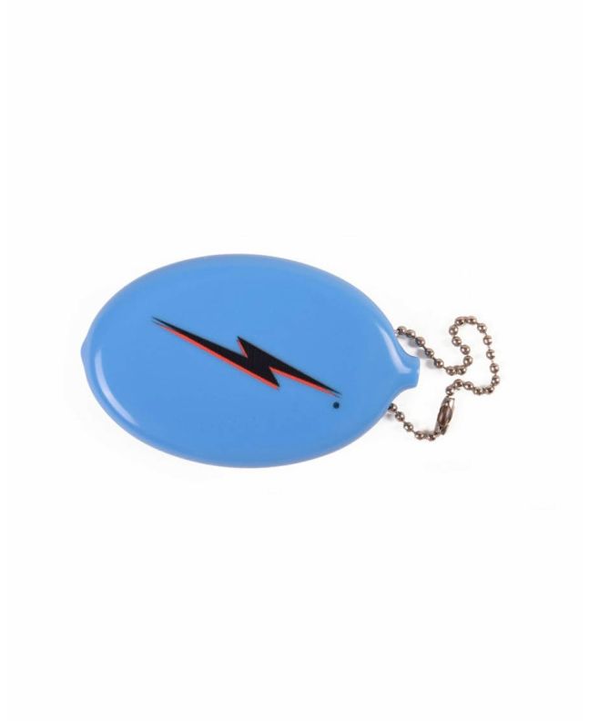 Llavero portamonedas Lightning Bolt Quick Coin Pouch Bolt Logo Azul