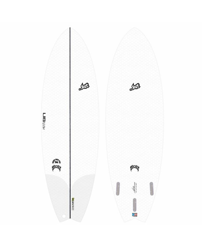 Tabla de surf Shortboard Lib-Tech x Lost RNF '96 5'9" x 20.8" x 2.6" 35 Litros blanca