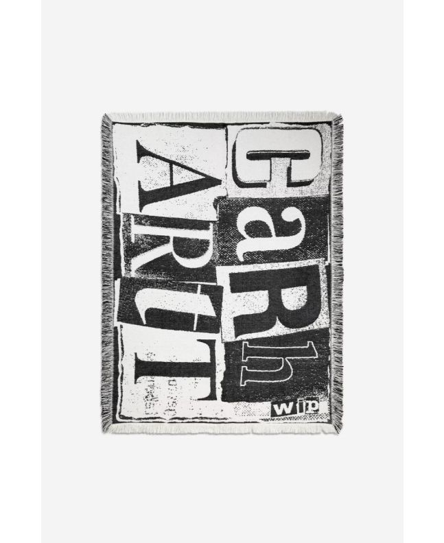 Manta Carhartt WIP Letterpress Blanket Black/Wax