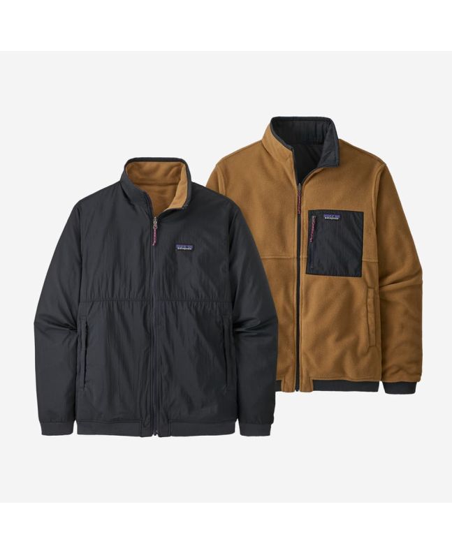 Chaqueta Reversible Patagonia M's Shelled Microdini color Pitch Blue para hombre