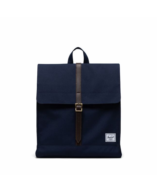 Mochila Herschel City Mid-Volume 14L azul marino Peacoat-Chicory Coffee