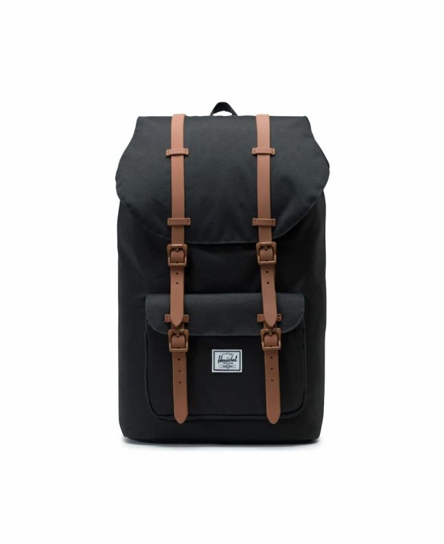 Mochila Herschel Little America 25 Litros Negra y Marrón Unisex