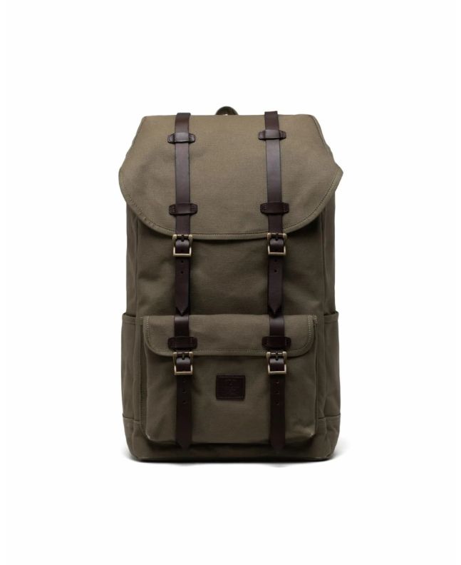 Mochila resistente al agua Herschel Little America Heavyweight Canvas Backpack 25 Litros Ivy Green Unisex