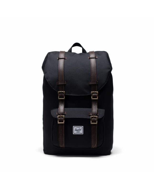 Mochila Herschel Little America Mid-Volume 17 Litros negro Chicory Coffee Unisex