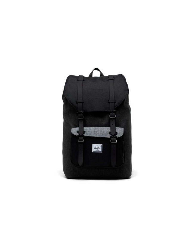 Mochila Herschel Little America Mid Volume 17 L en color negro Unisex