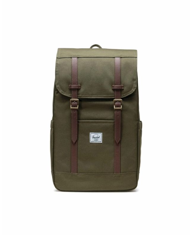 Mochila Herschel Retreat Backpack 23 Litros Verde Militar Unisex